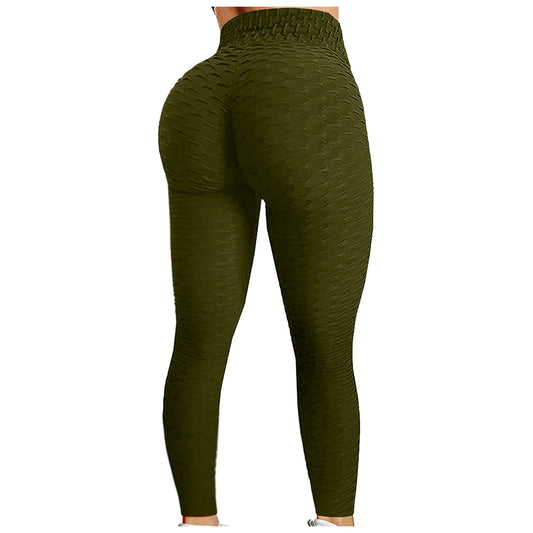 Yoga Leggings, Women High Waist Slim Pants, Push Up Sports Gym