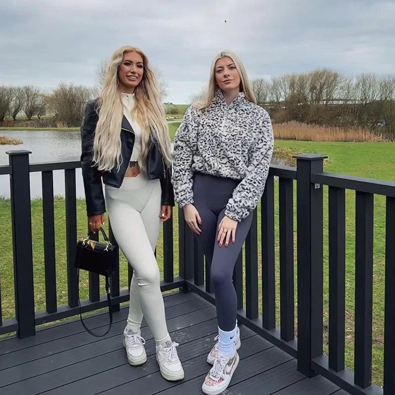 Slim Cut Casual Leggings 'Seamless High Waist' Ribbed Pattern Solid Color